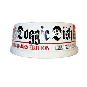 Doggie Dish 3 Barks Edition. Jazzy Park Avenue Bone Dog 2003 Dog Dish Newspaper